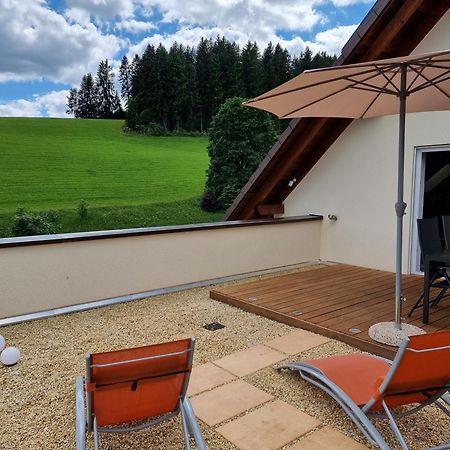 Ferienwohnung Am Bach Unterkirnach Exterior foto